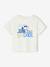 Ensemble bébé t-shirt et short Snoopy rayé bleu 2 - vertbaudet enfant 