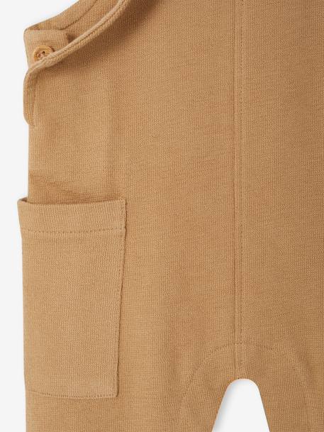 Salopette bébé en molleton taupe 4 - vertbaudet enfant 
