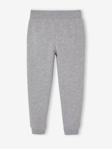 Jogging garçon maxi inscription sport anthracite+gris chiné+noisette 9 - vertbaudet enfant 