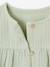 Blouse bébé gaze de coton à volants écru+vert amande+vieux rose 6 - vertbaudet enfant 