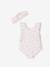 Ensemble de bain bébé maillot et bandeau écru 1 - vertbaudet enfant 
