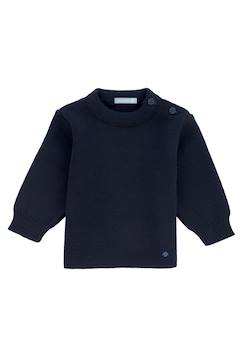 -Pull marin uni  fouesnant bébé