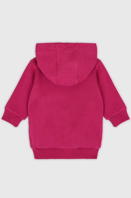 Sweat zippé en coton bébé Blue saphir+Dahlia+Delhi+Placid blue 7 - vertbaudet enfant 
