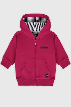 -Sweat zippé en coton bébé