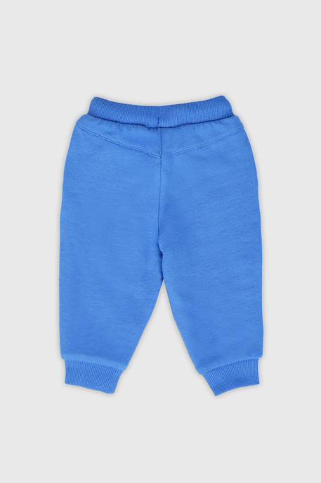 Pantalon molletonné en coton bébé Bleu lavande e24+Blue saphir+Gris chine clair+Skipper 4 - vertbaudet enfant 