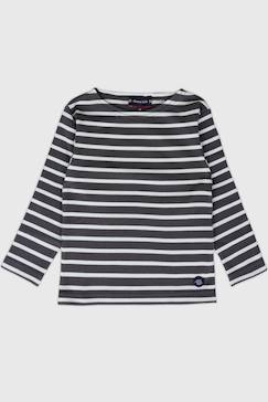 Garçon-T-shirt, polo, sous-pull-Marinière en coton loctudy enfant