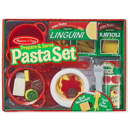 Set préparer et servir les pâtes Rouge 3 - vertbaudet enfant 