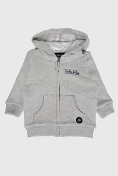 -Sweat zippé en coton bébé