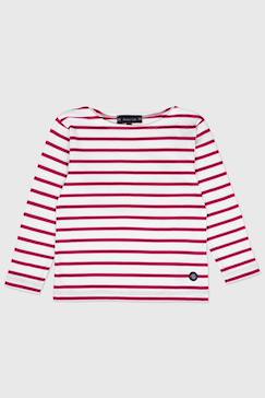 Garçon-T-shirt, polo, sous-pull-Marinière en coton léger enfant