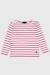 Marinière en coton léger enfant Blanc/delhi+Blanc/tigerlily 1 - vertbaudet enfant 