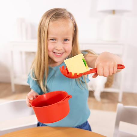 Set préparer et servir les pâtes Rouge 2 - vertbaudet enfant 