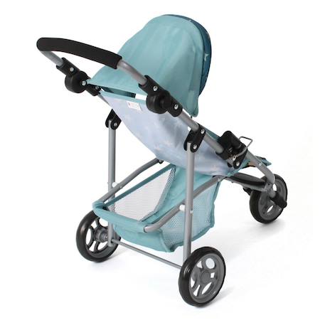 Poupées jogging-buggy lola - étoile turquoise Bleu 3 - vertbaudet enfant 