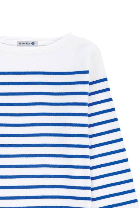 Marinière col bateau en coton amiral enfant Blanc/braise+Blanc/etoile+Blanc/navire+Navire/blanc+Navire/braise 6 - vertbaudet enfant 