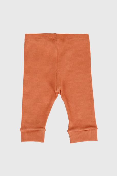 Legging en coton bébé Coral gold+Muted clay+Scotch 2 - vertbaudet enfant 