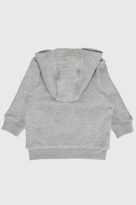 Sweat zippé en coton bébé Bleu lavande e24/blanc+Blue saphir+Dahlia+Delhi+Gris chine clair+Placid blue 12 - vertbaudet enfant 