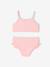 Maillot de bain fille 2 pièces rayé corail 2 - vertbaudet enfant 