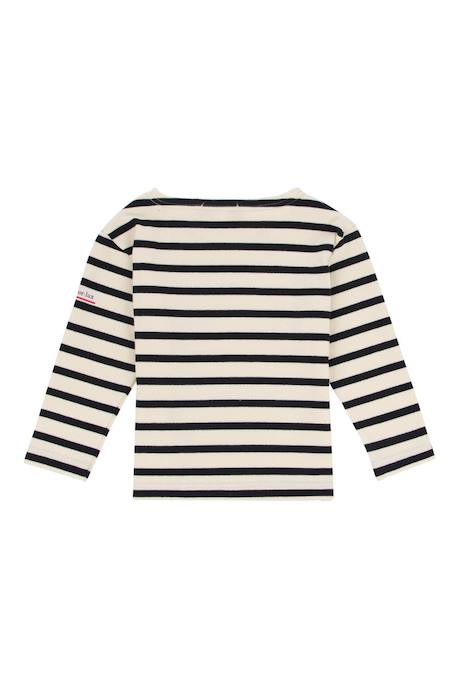 Marinière en coton équitable erwann enfant Nature/rich navy+Rich navy/nature 2 - vertbaudet enfant 