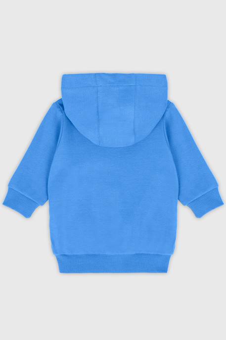 Sweat zippé en coton bébé Blue saphir+Dahlia+Delhi+Placid blue 2 - vertbaudet enfant 