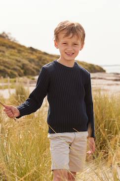 Pull marin en laine binic enfant  - vertbaudet enfant