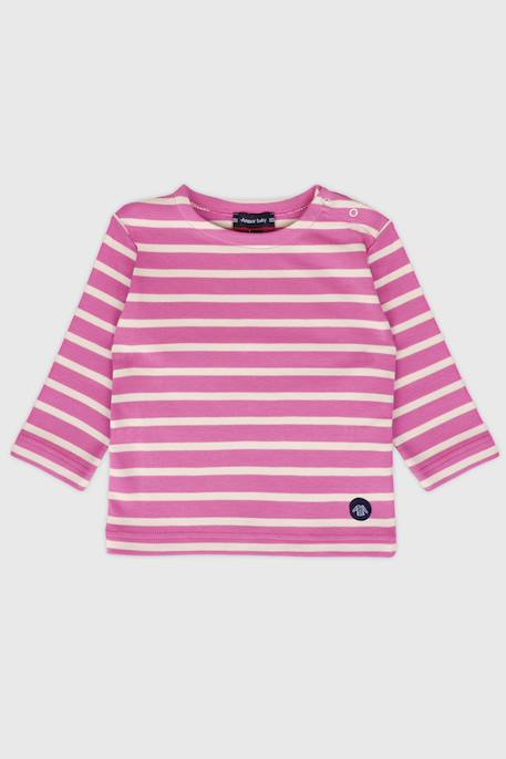 Marinière col bateau en coton loctudy bébé Blanc/braise+Blanc/etoile+Blanc/navire+Lupin/scotch+Marine deep/winterblue+Navire/blanc+Navire/braise+Navire/nature+Nine iron/gris chiné clair 9 - vertbaudet enfant 