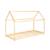 Lit enfant cabane, bois massif en pin naturel - tobias - sommier inclus, 90 x 190 cm Blanc+Naturel 8 - vertbaudet enfant 