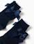 Pack de 2 paires de chaussettes hautes côtelées avec nœud Bleu foncé 4 - vertbaudet enfant 