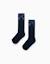Pack de 2 paires de chaussettes hautes côtelées avec nœud Bleu foncé 2 - vertbaudet enfant 
