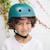 Casque de vélo abs pour enfants de 3 à 7 ans protection Blanc+Bleu marine+Chrome+Crème+Menthe+Noir+Rayures+Rose+Rouge+Vert foncé 26 - vertbaudet enfant 