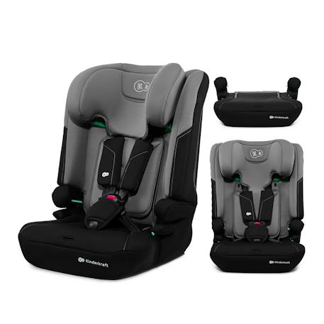 Siège auto 3-en-1 universel Gris+Noir+Rosa 1 - vertbaudet enfant 
