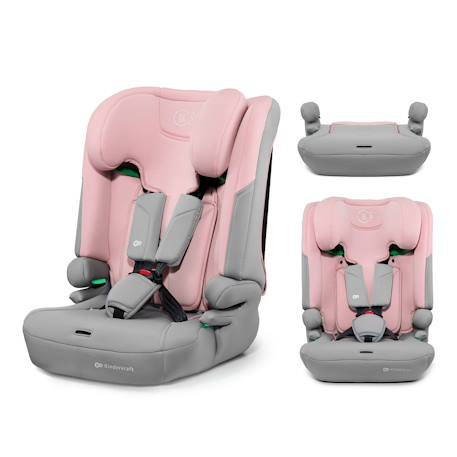 Siège auto Kinderkraft I-COMFY i-Size 76-150 cm évolutif 3 en 1 sans isofix Noir Gris+Noir+Rosa 13 - vertbaudet enfant 