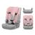 Siège auto Kinderkraft I-COMFY i-Size 76-150 cm évolutif 3 en 1 sans isofix Noir Gris+Noir+Rosa 13 - vertbaudet enfant 