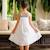 Robe demoiselle d'honneur  fleurie    coupe ample  emma Blanc bleu 2 - vertbaudet enfant 