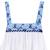 Robe demoiselle d'honneur  fleurie    coupe ample  emma Blanc bleu 4 - vertbaudet enfant 