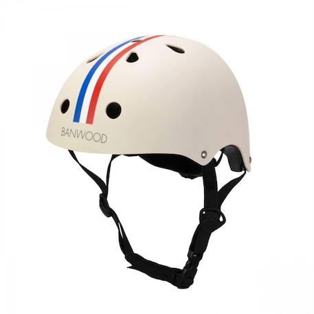 Casque de vélo abs pour enfants de 3 à 7 ans protection Blanc+Bleu marine+Chrome+Crème+Menthe+Noir+Rayures+Rose+Rouge+Vert foncé 20 - vertbaudet enfant 