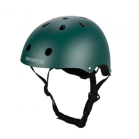 Casque de vélo abs pour enfants de 3 à 7 ans protection Blanc+Bleu marine+Chrome+Crème+Menthe+Noir+Rayures+Rose+Rouge+Vert foncé 27 - vertbaudet enfant 