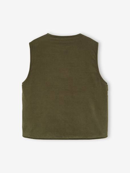 Gilet femme sans manches réversible capsule famille écru 4 - vertbaudet enfant 