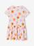 Robe imprimée fille manches courtes beige imprimé+multicolore+rose nude+vert de gris+vert imprimé 5 - vertbaudet enfant 