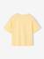 T-shirt fille imprimé manches courtes anthracite+jaune pâle+Léopard+sable 7 - vertbaudet enfant 
