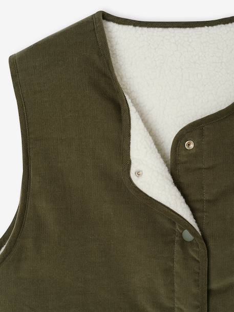 Gilet femme sans manches réversible capsule famille écru 7 - vertbaudet enfant 