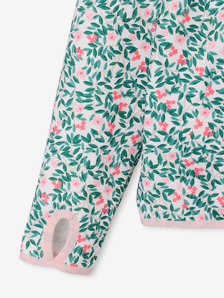 Sweat sport fille zippé écru 4 - vertbaudet enfant 