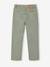 Pantalon mom fille brodé rose poudré+vert de gris 8 - vertbaudet enfant 