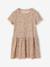Robe imprimée fille manches courtes beige imprimé+multicolore+rose nude+vert de gris+vert imprimé 1 - vertbaudet enfant 