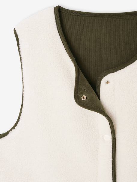 Gilet homme sans manches réversible capsule famille écru 6 - vertbaudet enfant 