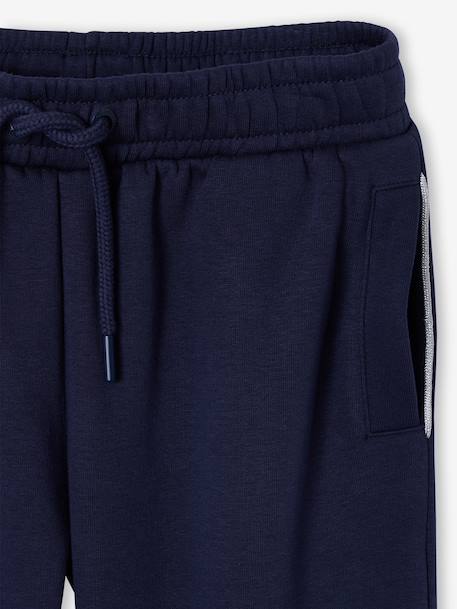 Jogging fille Basics long cordon marine 3 - vertbaudet enfant 
