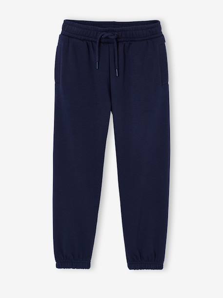 Jogging fille Basics long cordon marine 1 - vertbaudet enfant 