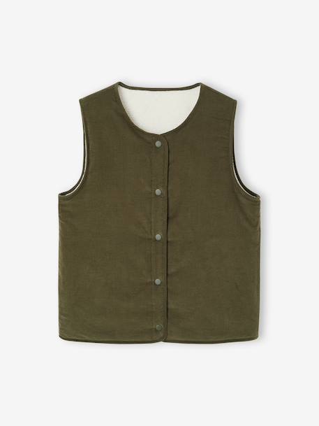Gilet homme sans manches réversible capsule famille écru 3 - vertbaudet enfant 