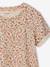 Robe imprimée fille manches courtes beige imprimé+multicolore+rose nude+vert de gris+vert imprimé 3 - vertbaudet enfant 