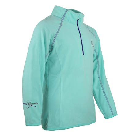 Sweat polaire fille fafine Blanc+Corail+Fuchsia+Jaune+Marine+Noir+Turquoise+Vert+Violet 20 - vertbaudet enfant 