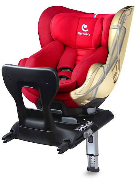Siège auto dos route pivotant r129 i-size 40-105 cm softness® gaïa+ Cappuccino+Carbon+Garden+Ocean+Passion 27 - vertbaudet enfant 