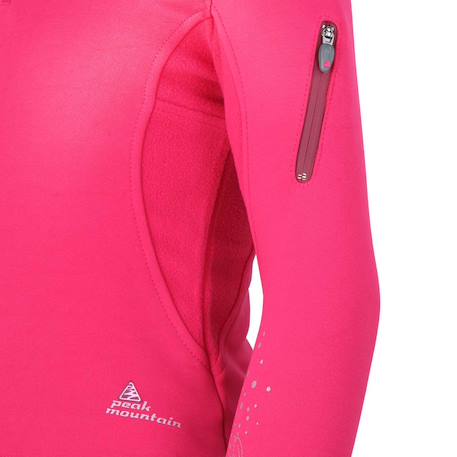 Sweat polarshell fille fany Blanc+Bleu+Fuchsia+Noir 8 - vertbaudet enfant 